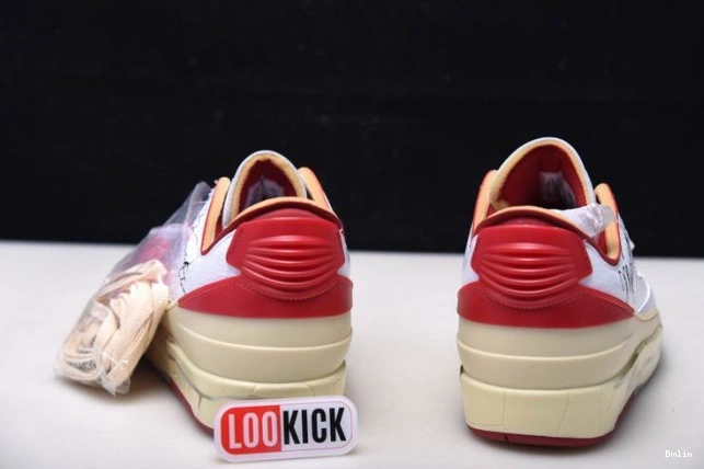 Boostmaster lin Retro Off-White SP Low White Jordan 2 Red DJ4375-106 0707
